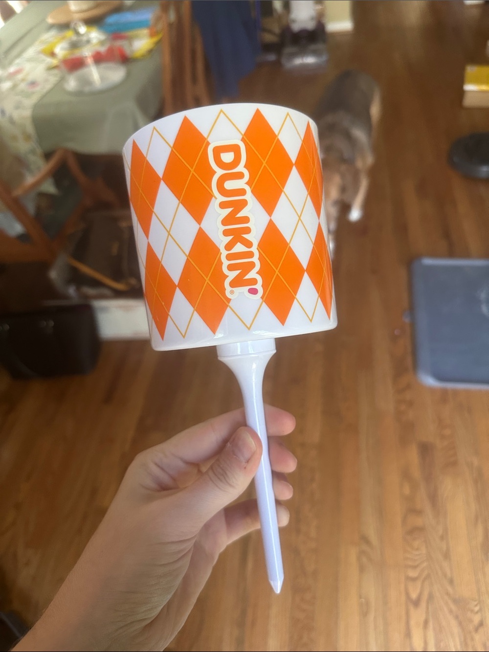 Dunkin' Golf Tee Drink Holder
